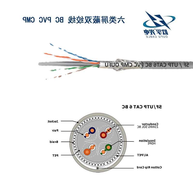 杭州市SF/UTP CAT6双绞线安装电缆