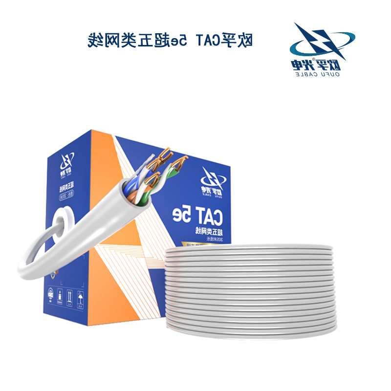 杭州市U / UTP双CAT 5E BC LSZH双绞线安装电缆