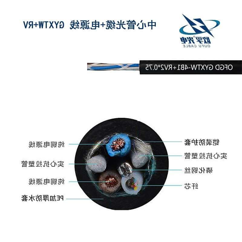台州市中心管式光电复合缆